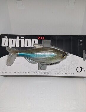 6th Sense The Option 7.0 3.1oz Ghost Hitch Fishing Swimbait NIP